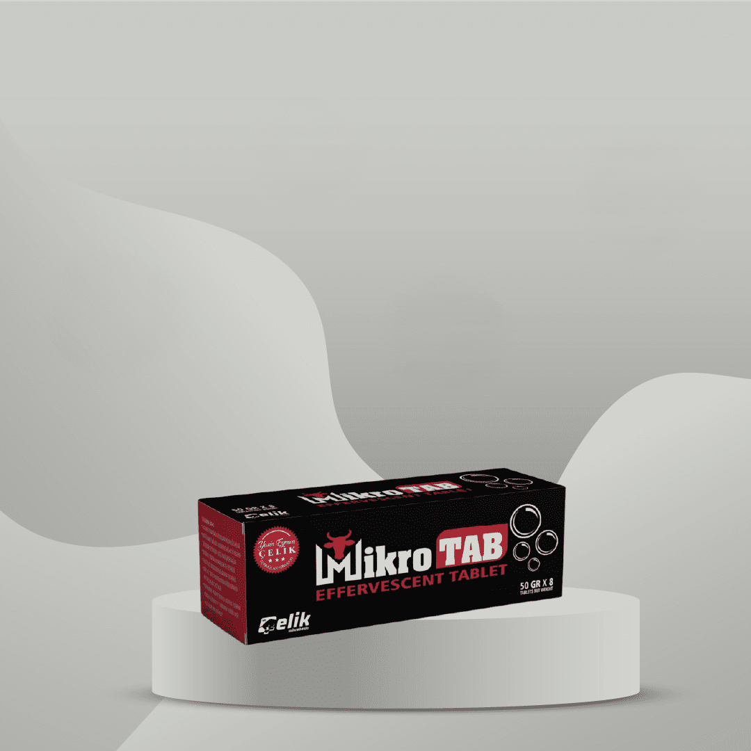 MikroTAB efervesan tablet, buzağı ve kuzularda ishal tedavisine destek
