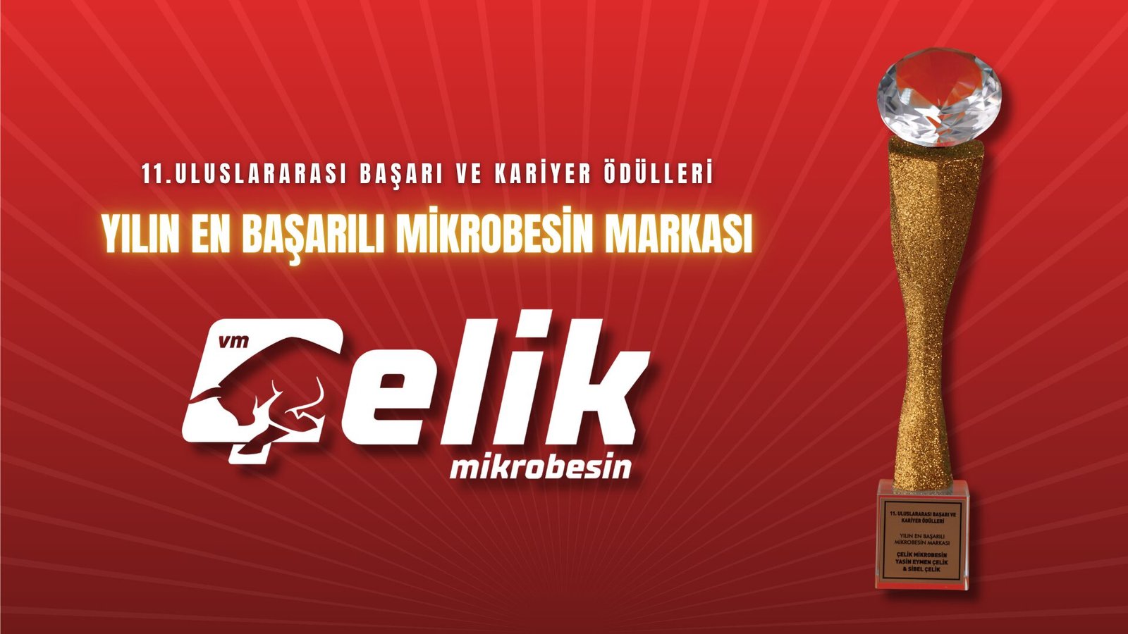 Award ceremony promotional banner