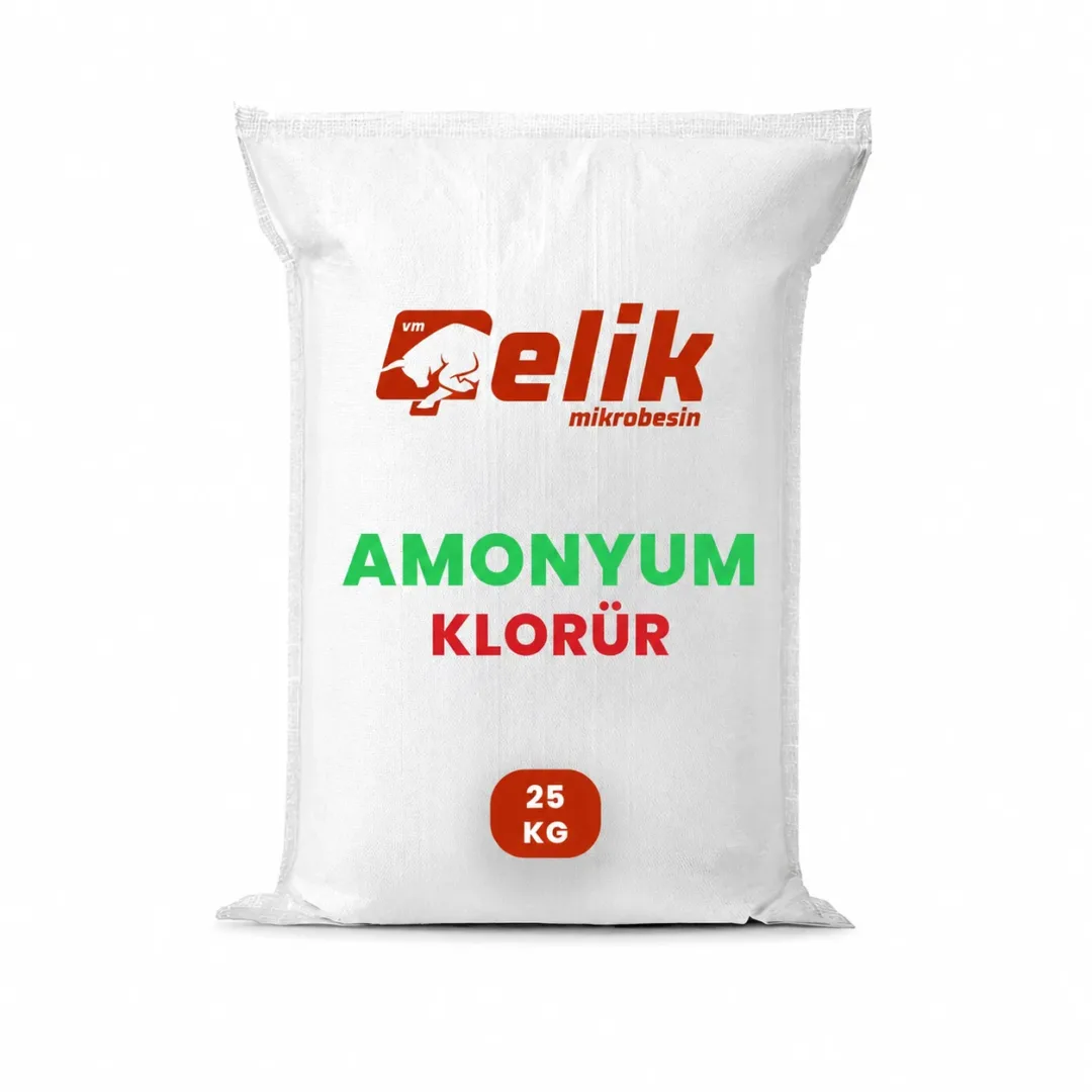 Amonyum klorür nişadır 25 kg yem katkısı çuvalı