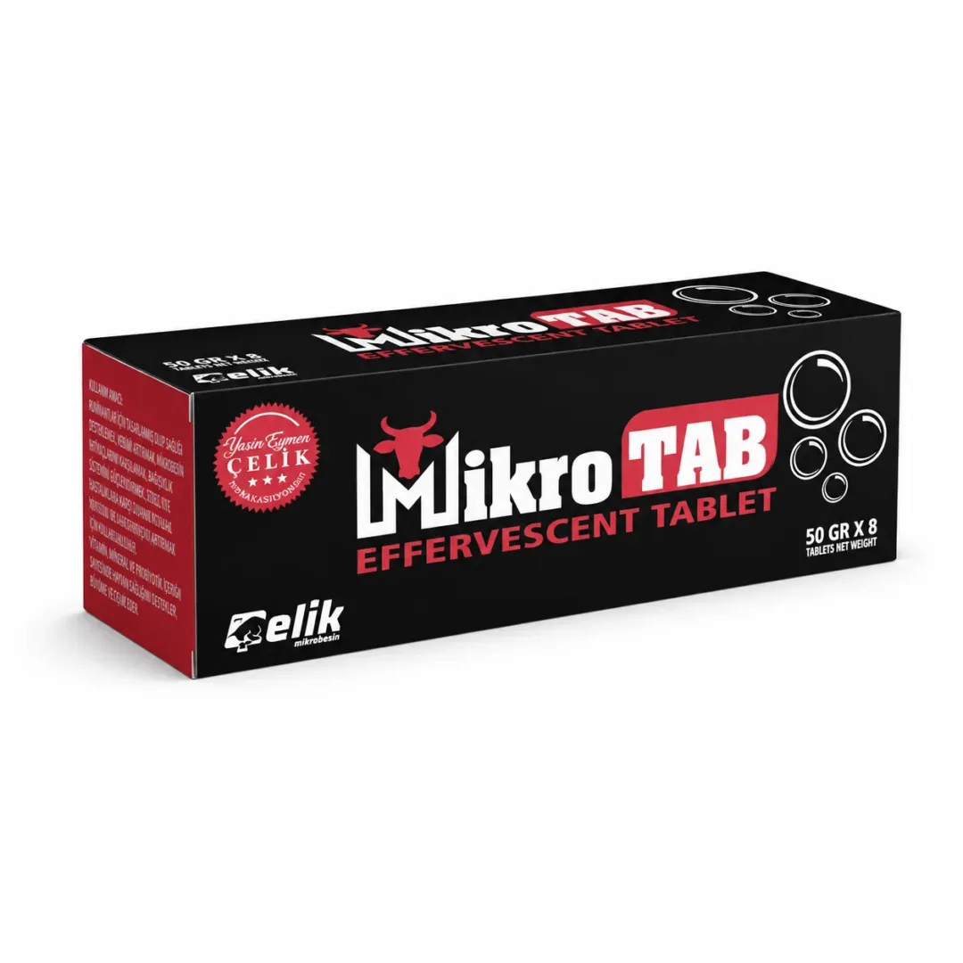 MikroTAB 8x50 gr elektrolit efervesan tablet kutusu