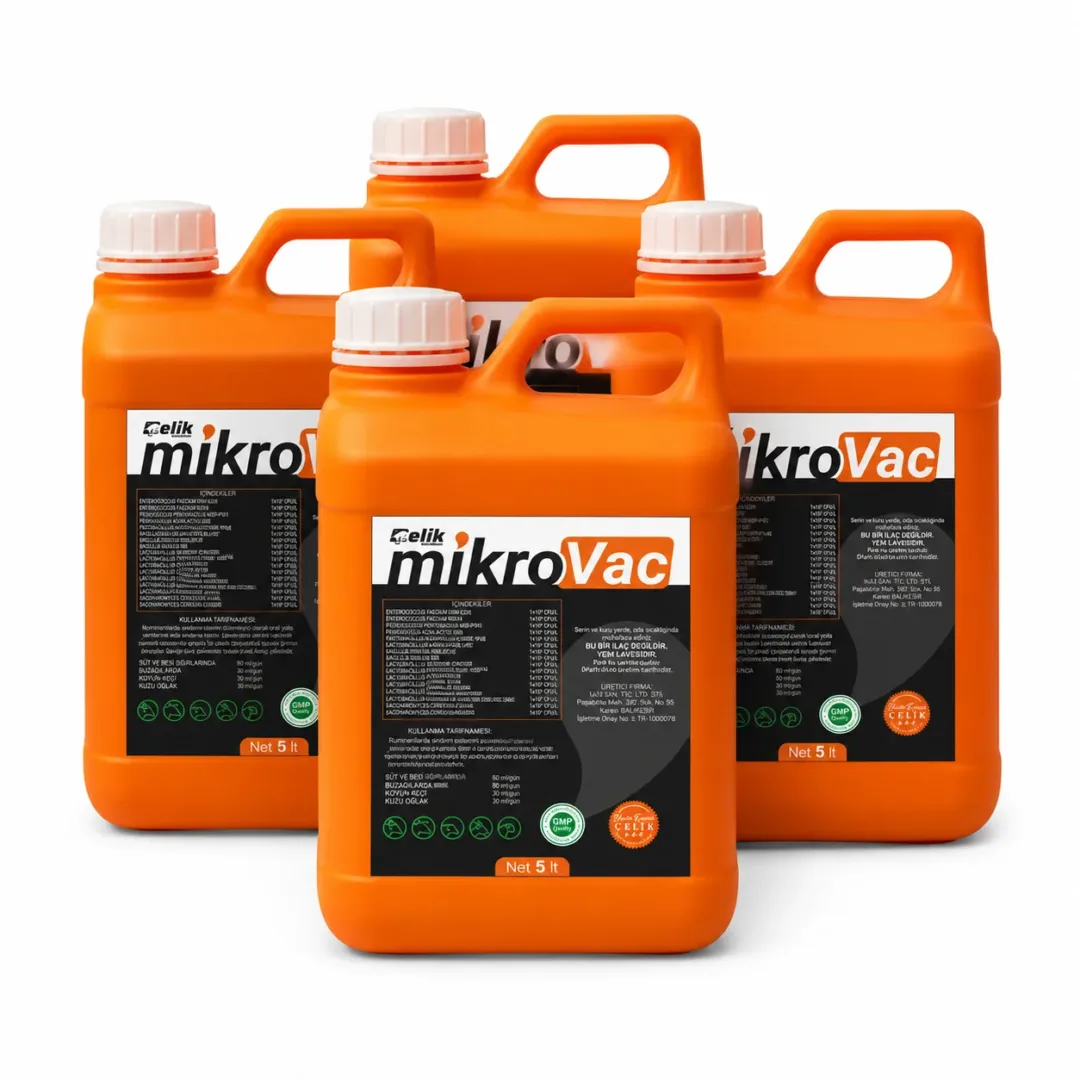 MikroVac 20 litre, dört adet 5 litrelik bidon bağışıklık ve iştah desteği