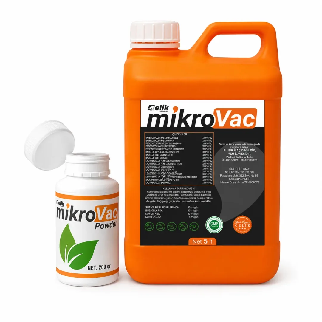 MikroVac 5 litre bağışıklık ve iştah desteği bidonu
