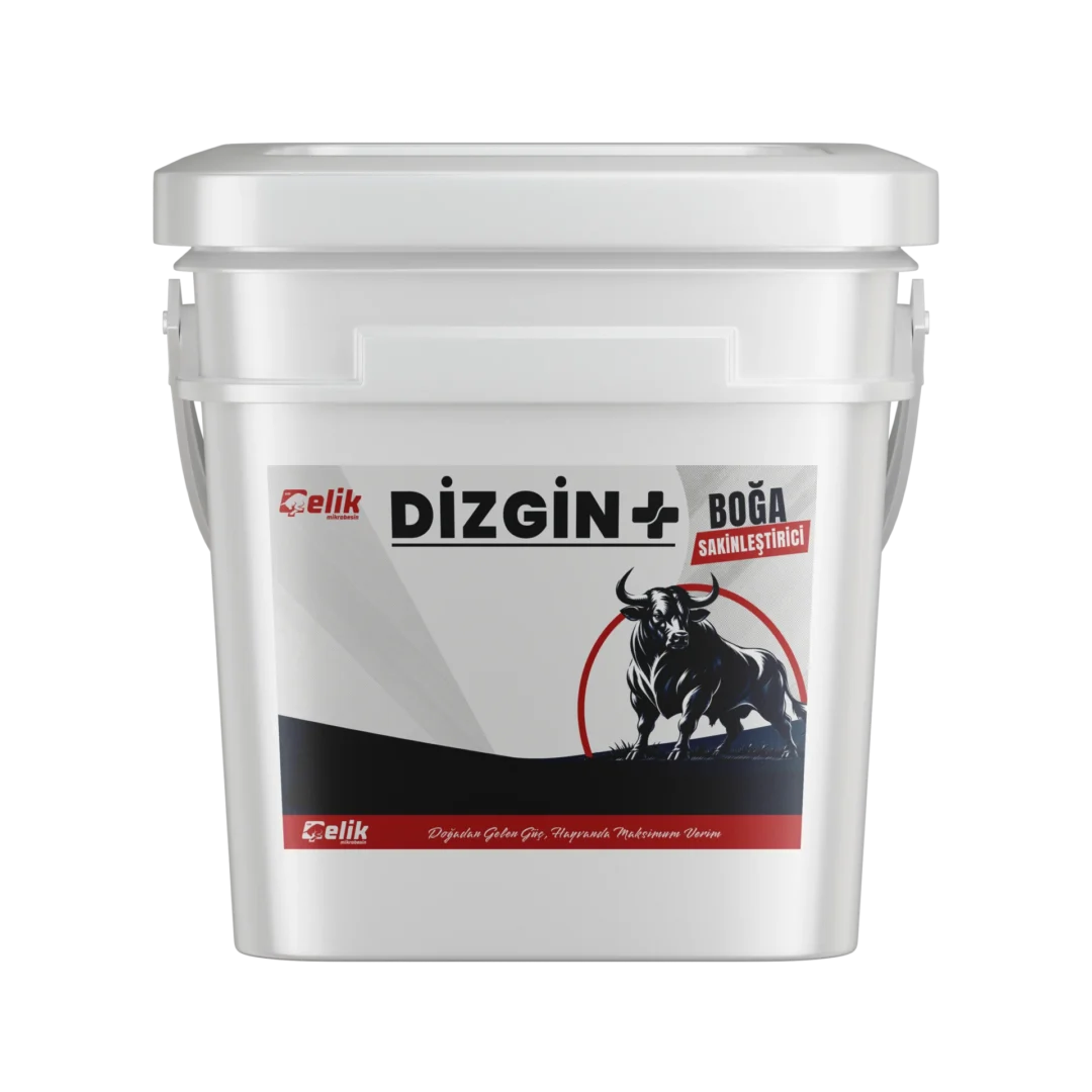 Dizgin + boğa sakinleştirici 25 kg beyaz kova ambalajı